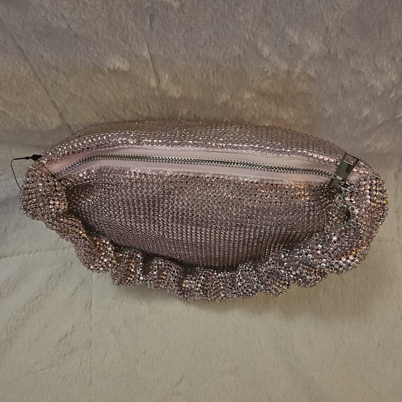 INC International Concepts Pink Rhinestone Clutch
